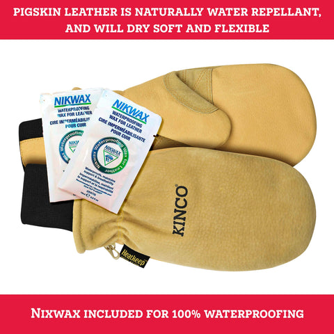 Kinco 901T suede-pigskin-reinforcement strengthens high-wear areas for longer glove life.