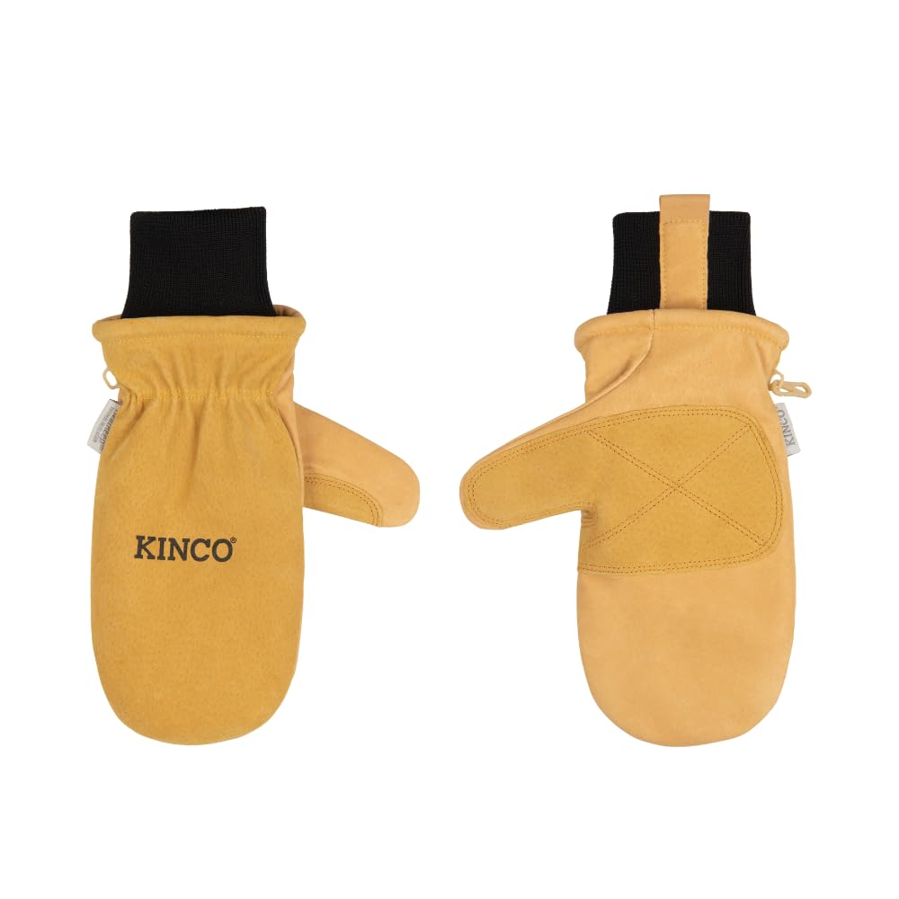Kinco 901TW-S palm patch highlighting reinforced wear area for extended glove life.