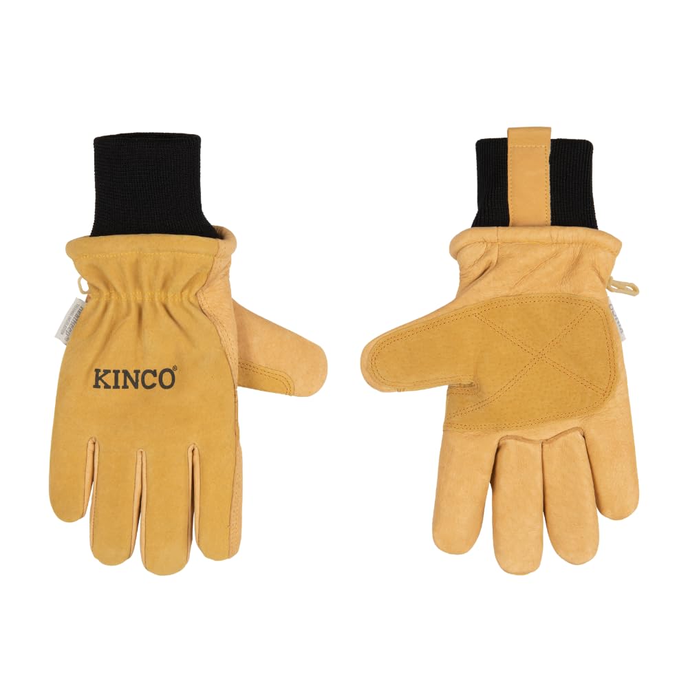 Kinco 901W-S palm detail in full-grain pigskin for enhanced wear resistance