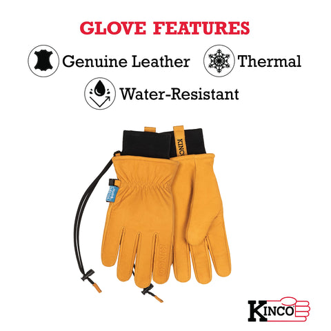 Kinco 9084KWP-L Hydroflector back-of-hand neoprene shields against bumps and scrapes.