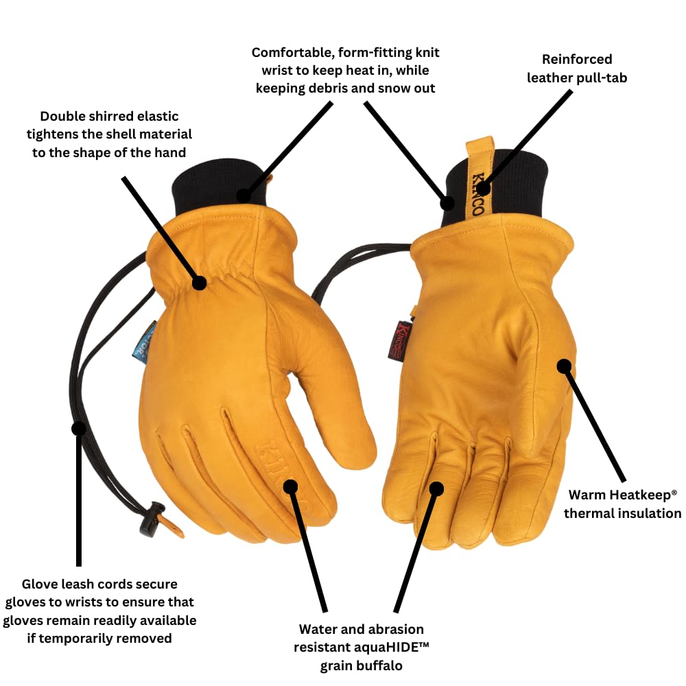 Kinco 9084KWP-L Hydroflector Omni-Cuff design enables temperature regulation and a secure fit.