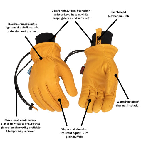 Kinco 9084KWP-L Hydroflector Omni-Cuff design enables temperature regulation and a secure fit.