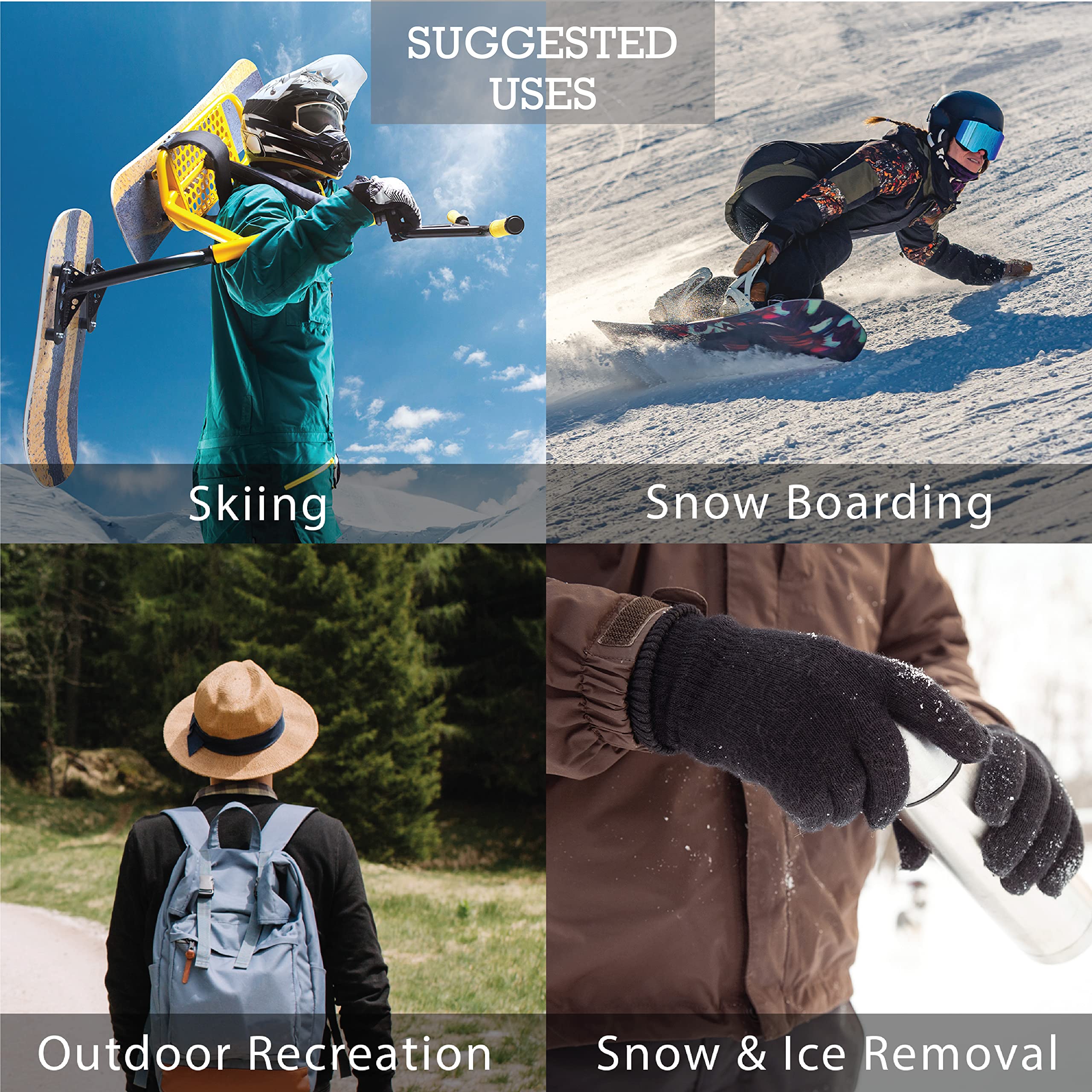 Kinco 9088HKP-L leash cords and buckles keep gloves secure.