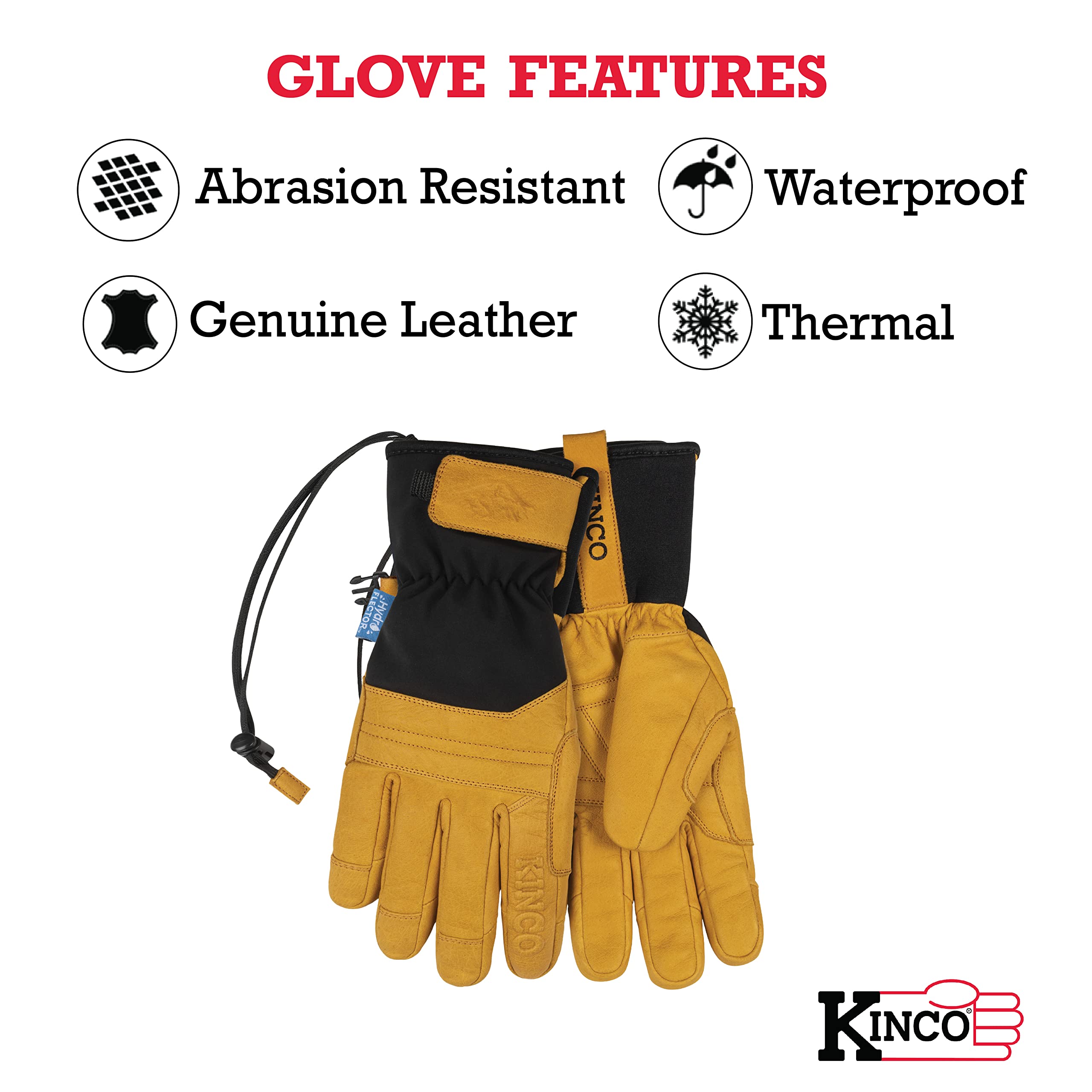 Kinco 9088HKP-L softshell with neoprene cuff blocks cold air.
