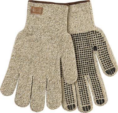 Kinco Alyeska Ragg gloves show PVC dots for secure grip in cold conditions