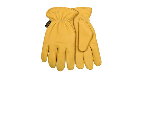 Kinco deerskin gloves with Easy-On cuff for quick, secure wear in cold weather