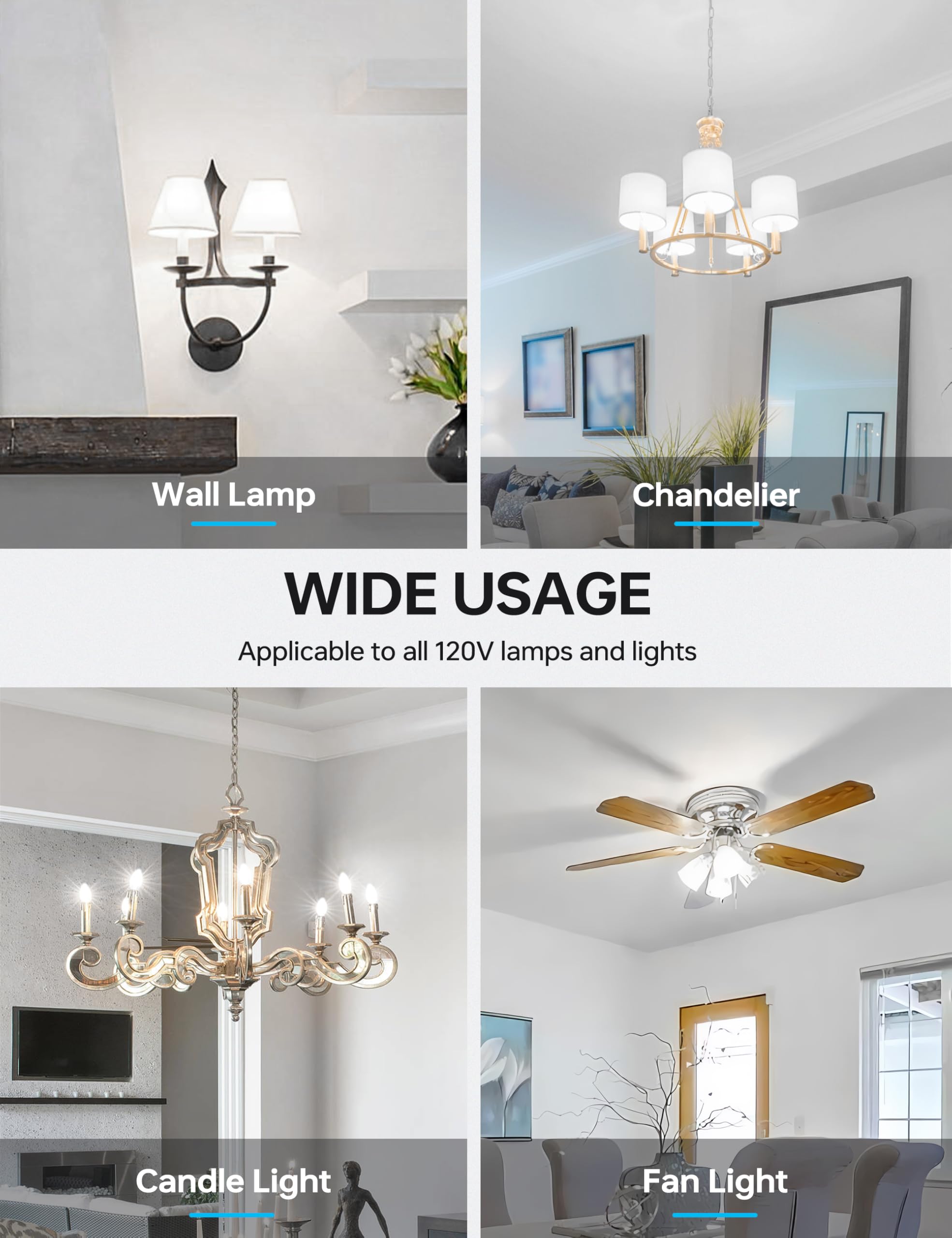 KINDEEP LED bulbs deliver clear daylight without buzz.