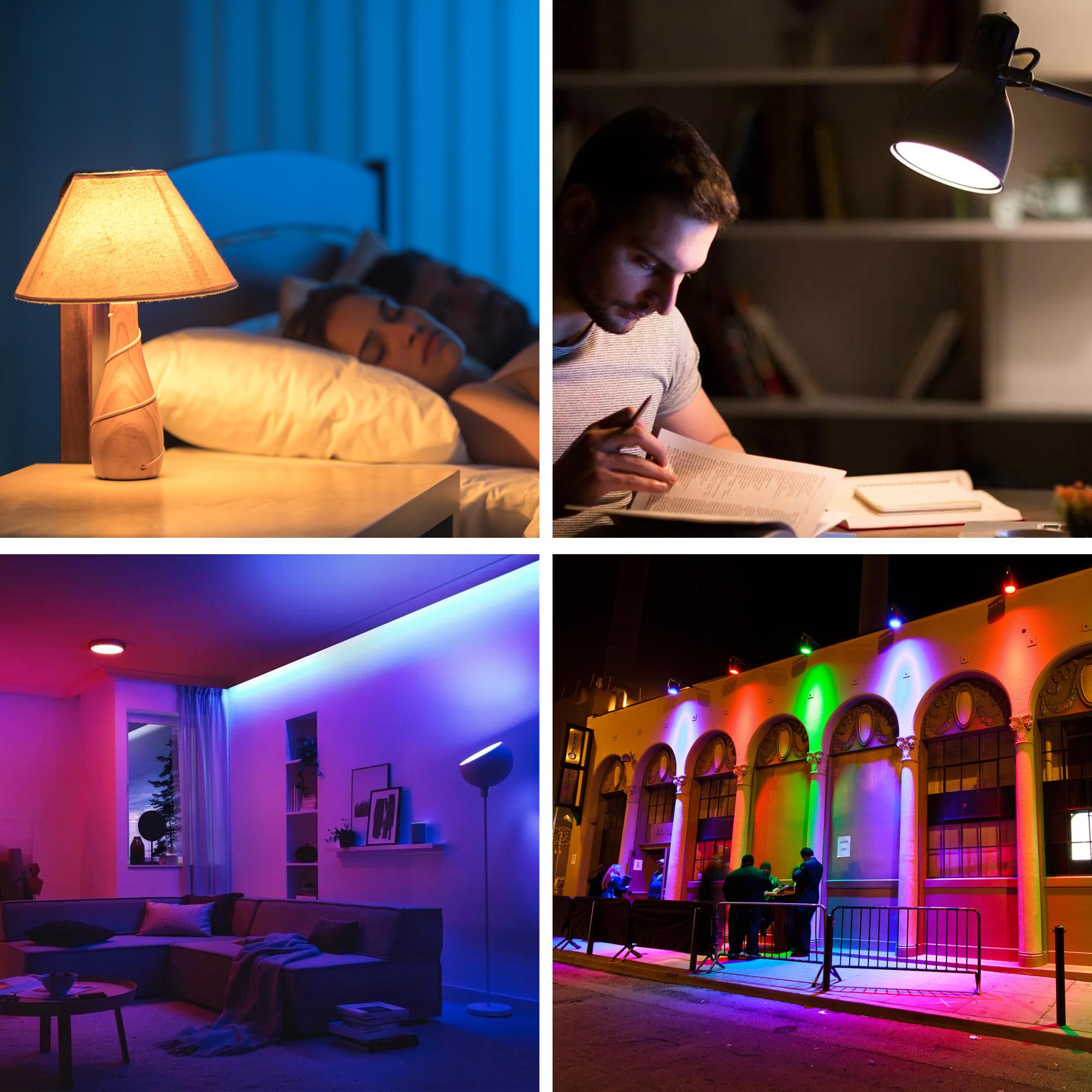 KINDEEP offers 12 rgb colors for vibrant ambient scenes.