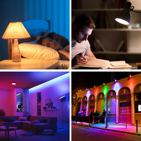 KINDEEP offers 12 rgb colors for vibrant ambient scenes.