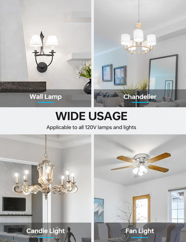 KINDEEP LED bulb easy to install in indoor fixtures and lamps