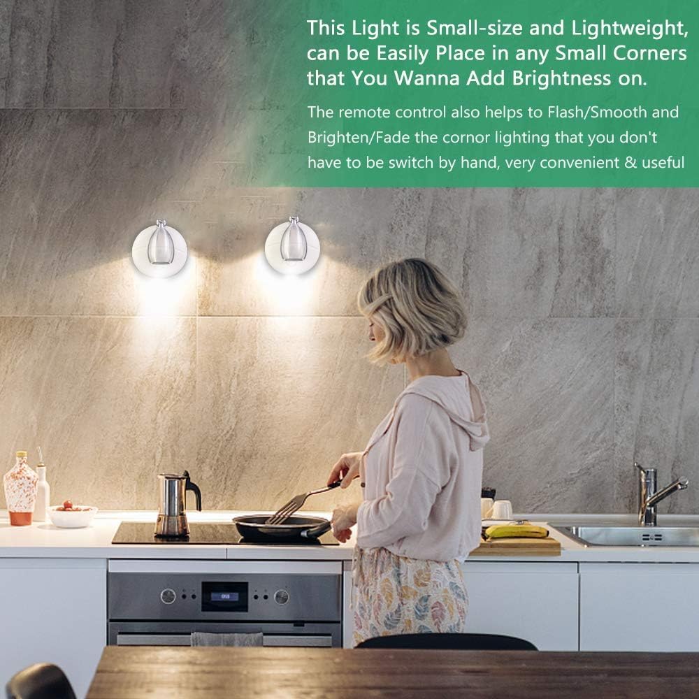KINDEEP two-pack LED spotlights for versatile indoor lighting.