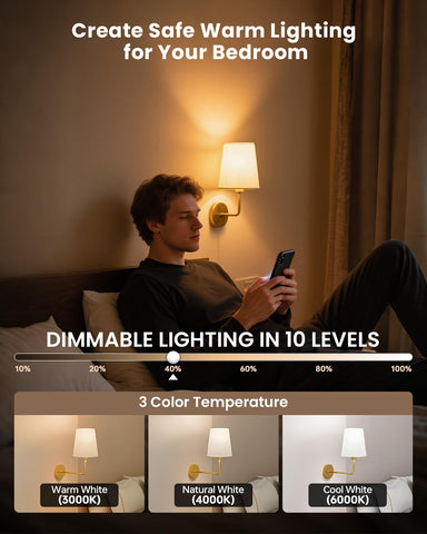 Kindeep remote control for dimming and timer settings