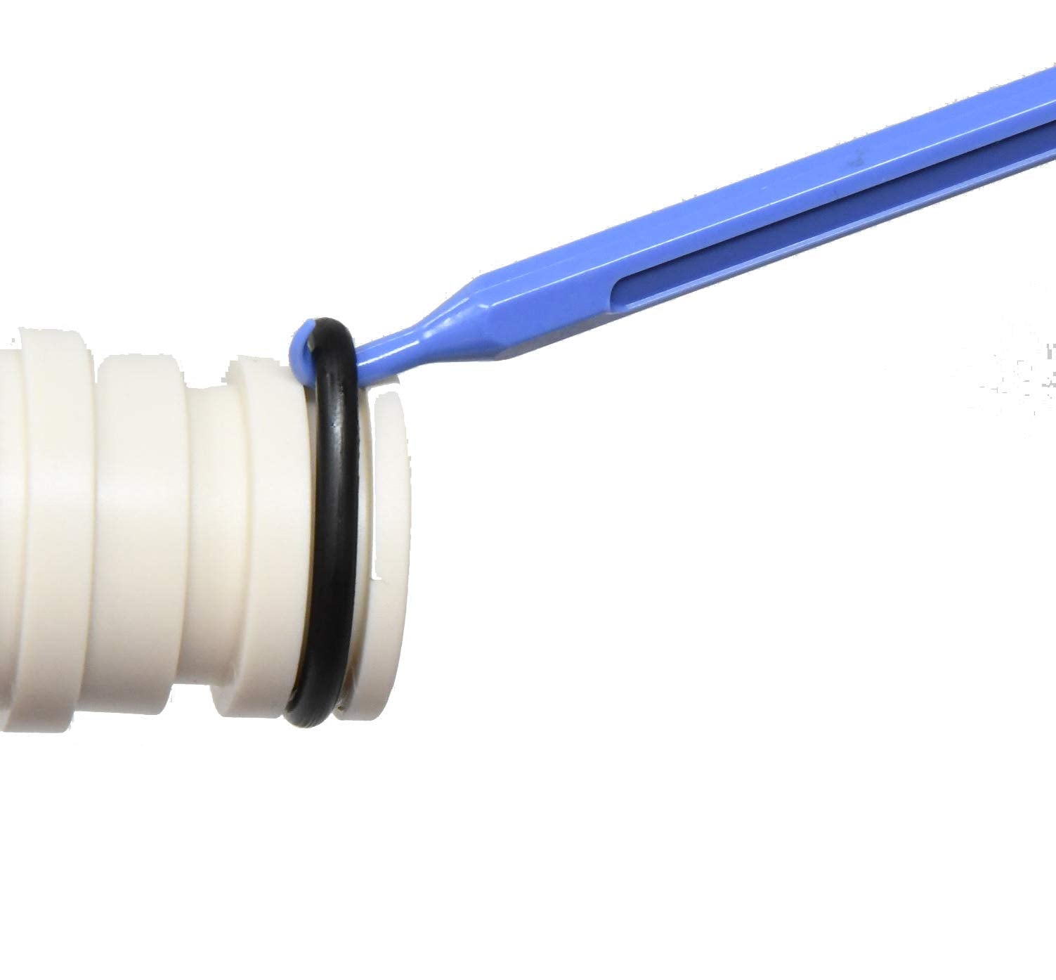 Kinetic Wares polycarbonate O-Ring pick with a non-scratch edge for delicate interiors.