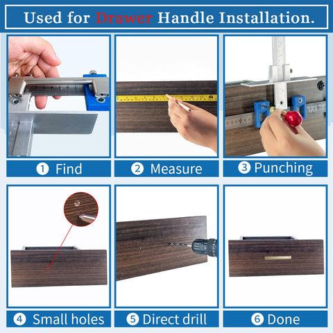 King&Charles detachable drill guide for easy transport and on-site use