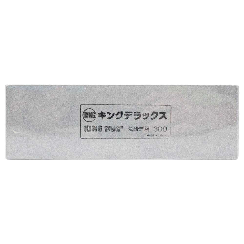 King Deluxe No. 300 top view, uniform grit and durable feel for steady strokes.