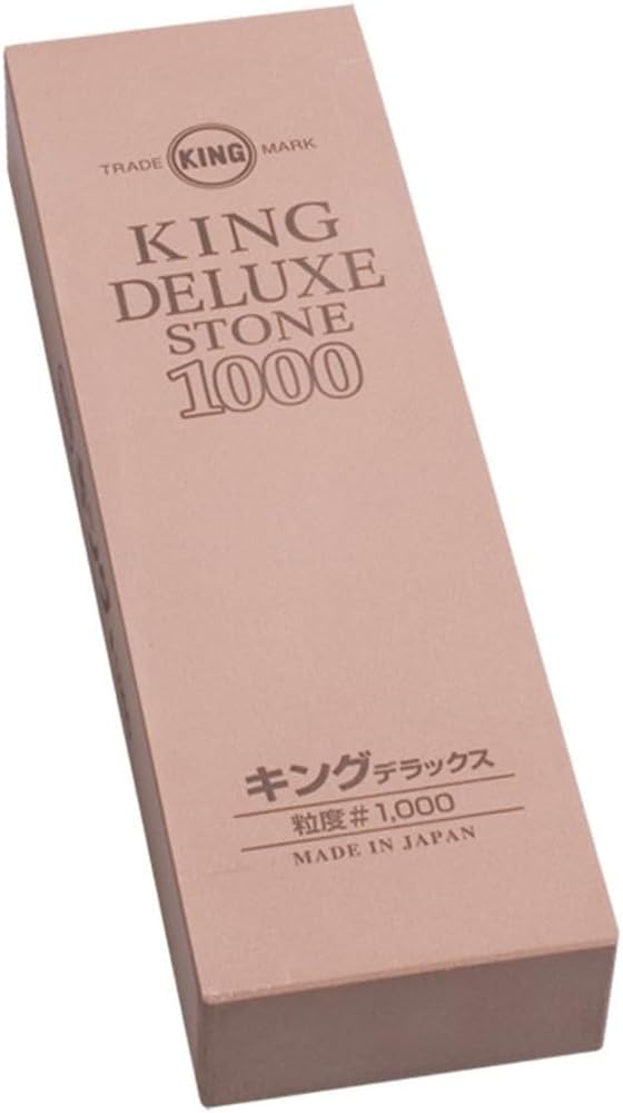 KING grain sharpening stone 1000 grit closeup for precise edges