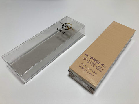 King KDS whetstone 6000 grit side polishes and finishes blades