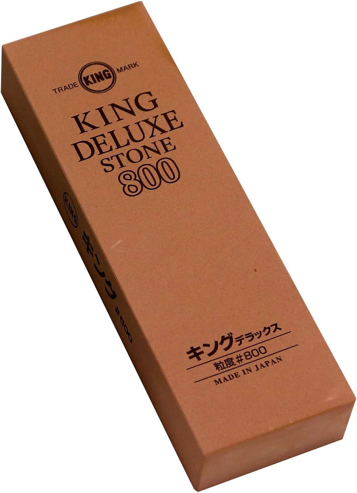 King Pro Standard Whetstone sharpens knife edges for precise results