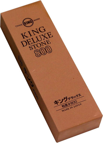 King Pro Standard Whetstone sharpens knife edges for precise results