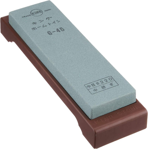 King whetstone 220 grit rough sharpening for knives