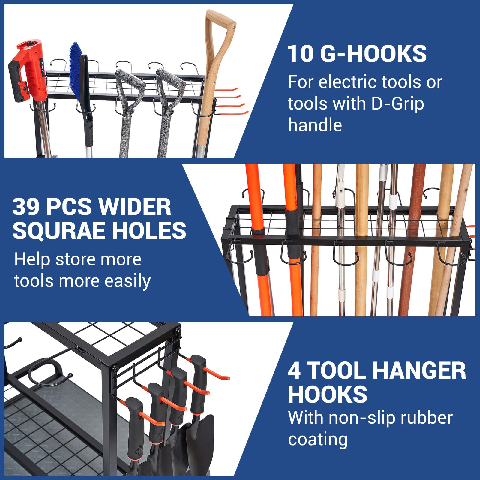Kingarage heavy-duty steel frame demonstrates durable 2 cm construction