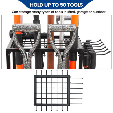 Kingarage heavy-duty steel rack resists rust for outdoor use.