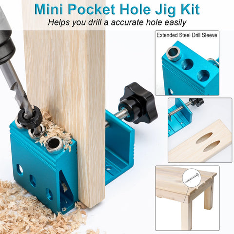 KingBaas pocket hole jig square drive bit ensures reliable screw alignment.