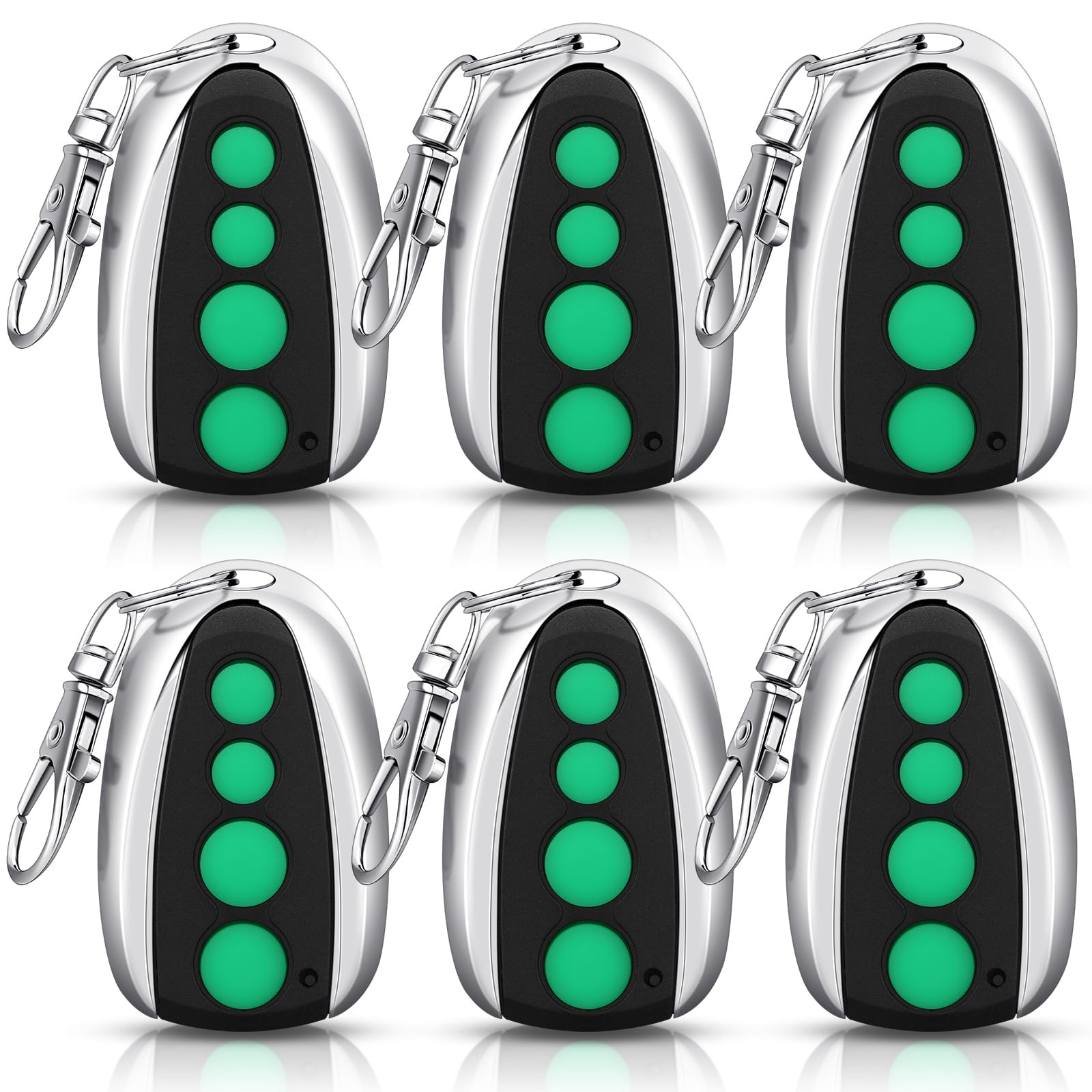 Kingdder 6-pcs garage door remotes bundle enables quick access across multiple doors.