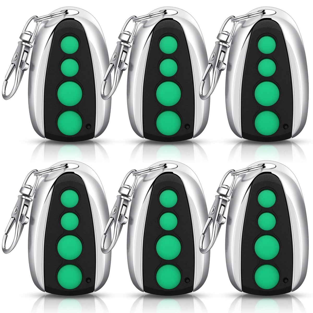 Kingdder 6-pcs garage door remotes bundle enables quick access across multiple doors.