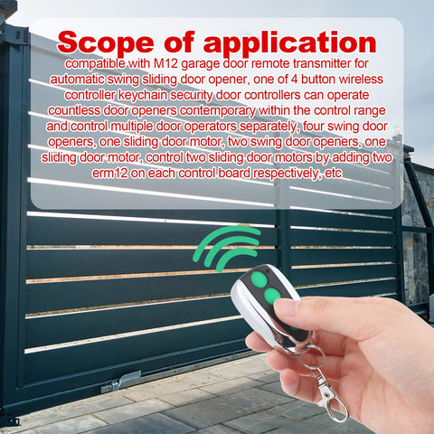 Kingdder remote control keychain is pocket-friendly for on-the-go access.