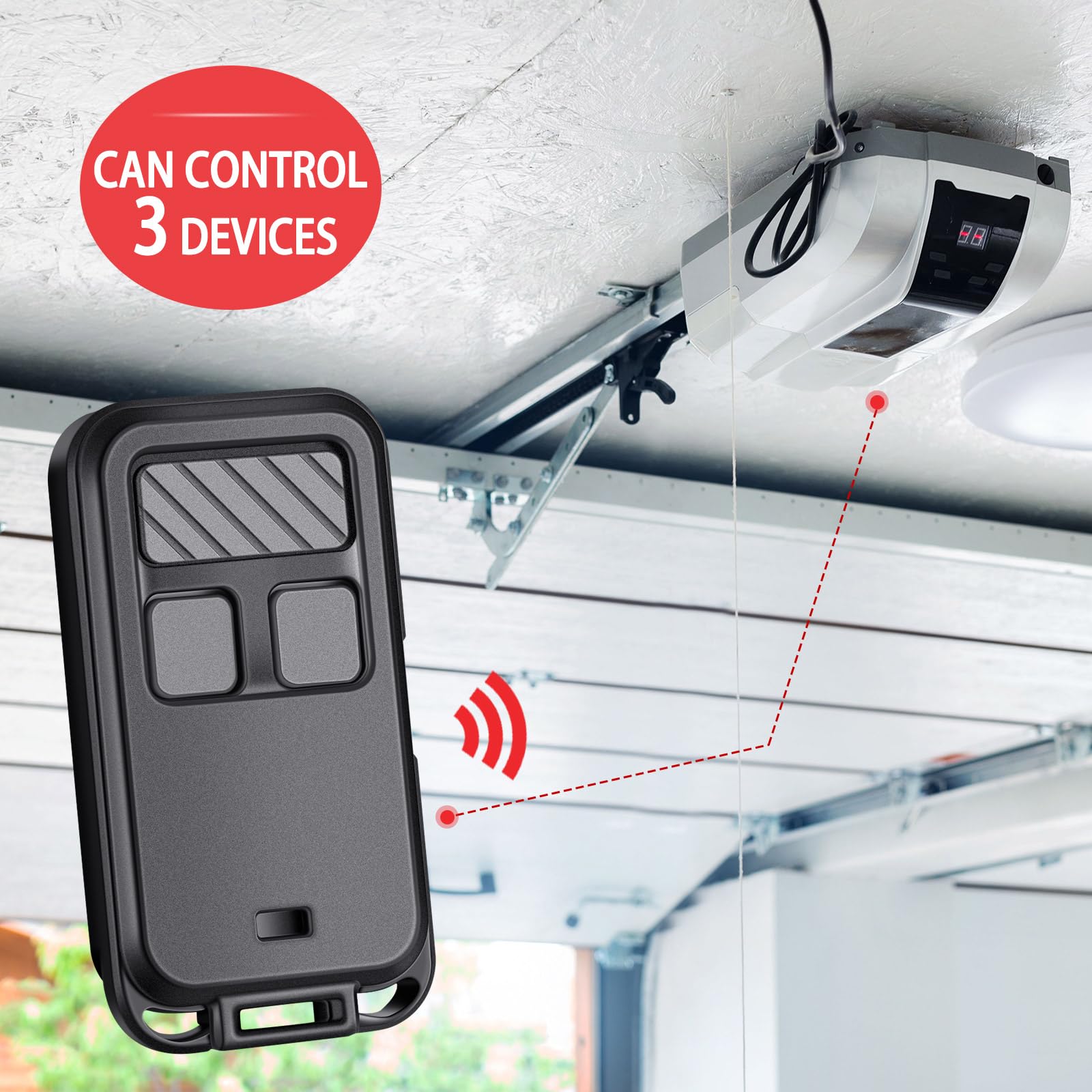 Kingdder rolling code tech ensures secure private operation.