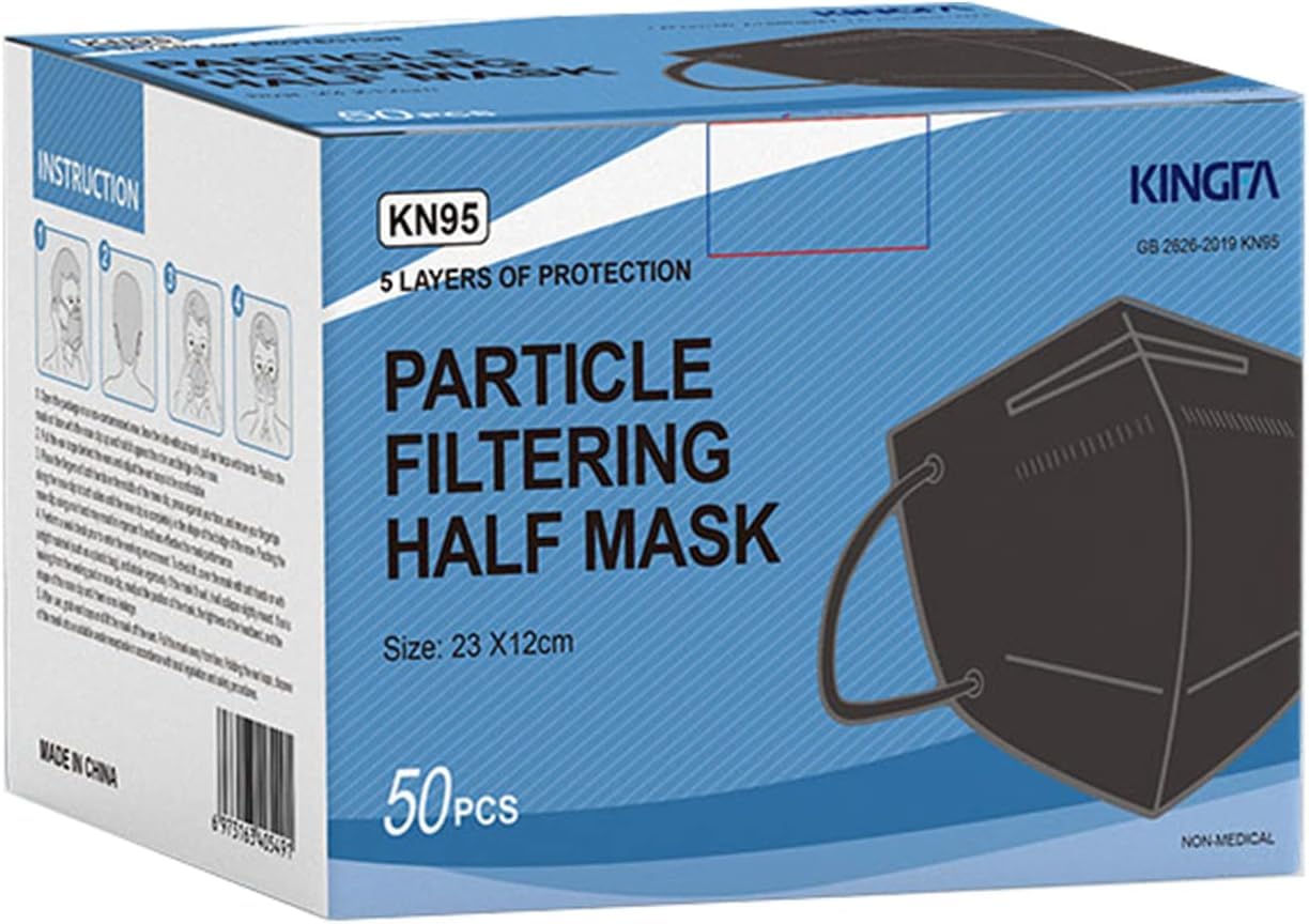 Lightweight Kingfa KN95 mask designed for all-day wear