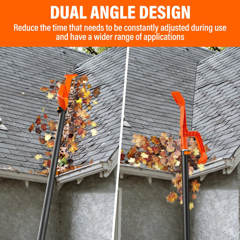 KINGLEV cleaning gutters-downspouts demonstrates effective debris and clog removal.