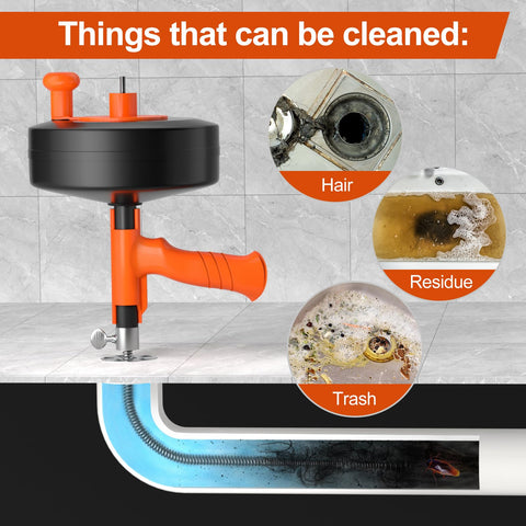 Kinglev Drain Auger steel drum housing highlights durable construction for long-term use.