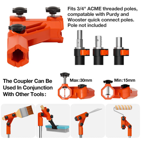 KINGLEV scoop tool head for gutters removes debris efficiently