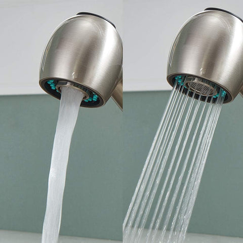 Kingo Home hot and cold hoses included ready for quick mounting