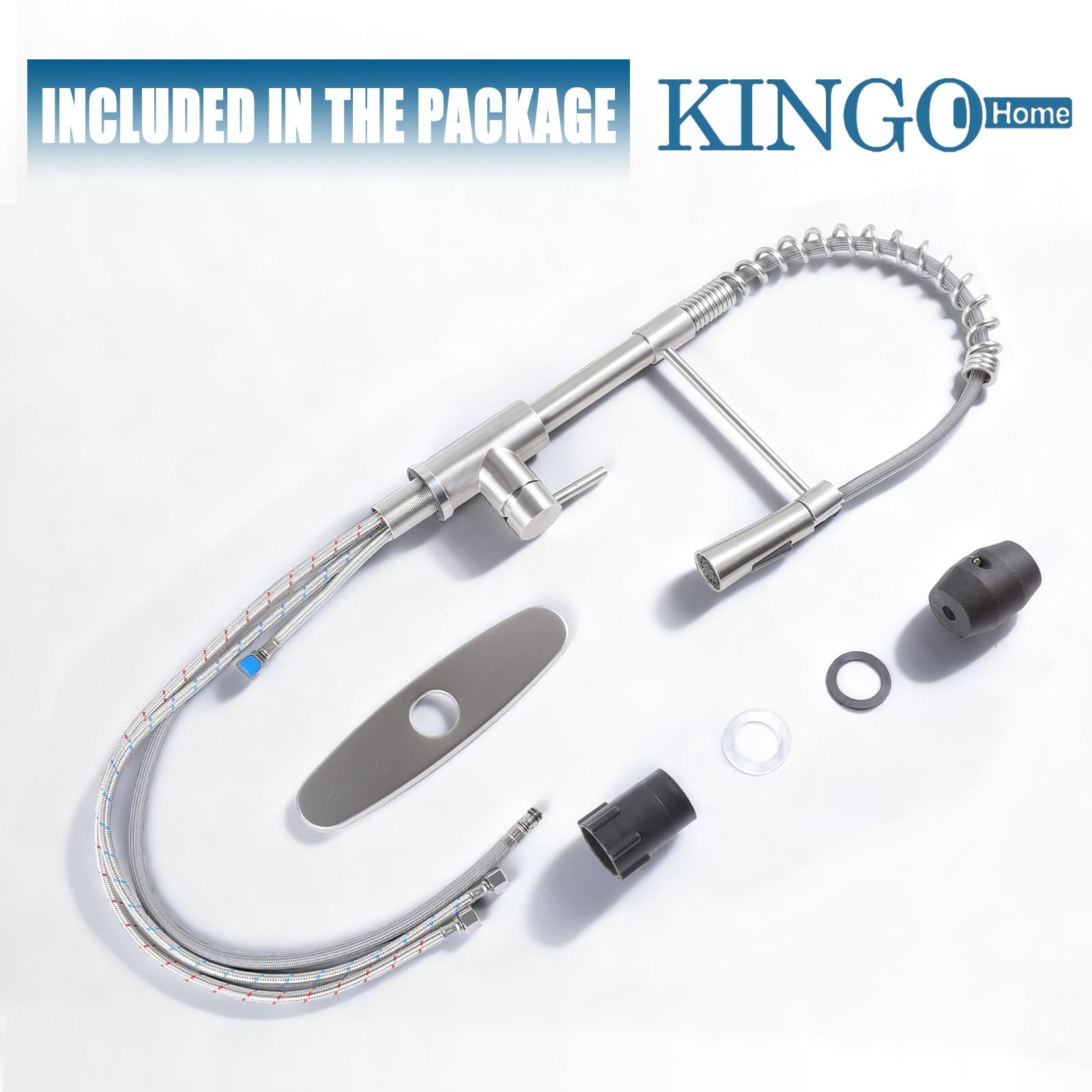 Kingo Home PEX hose handles high-temperature resistance and reach