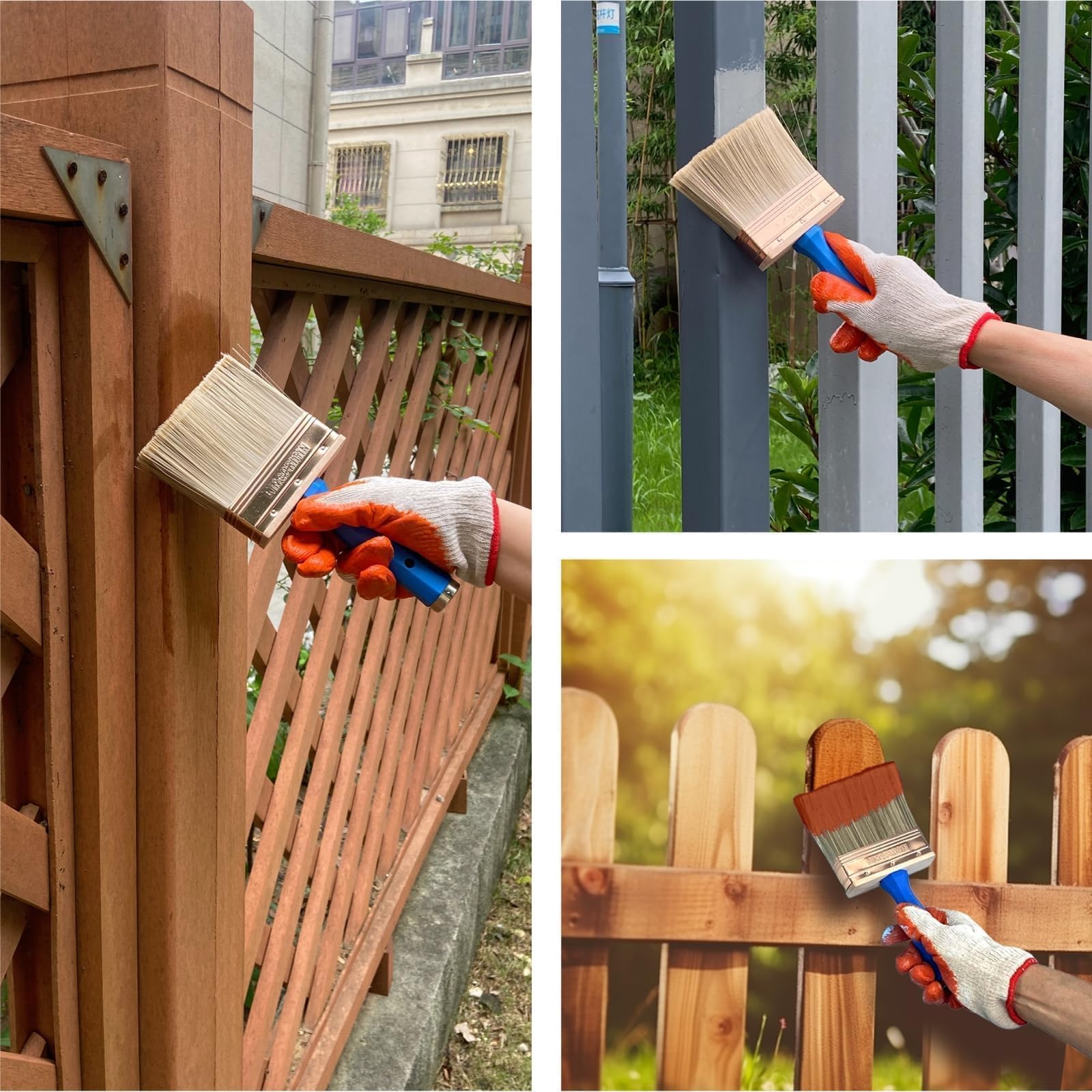 KingOrigin bristles offer durable paint holding for smooth finishes.