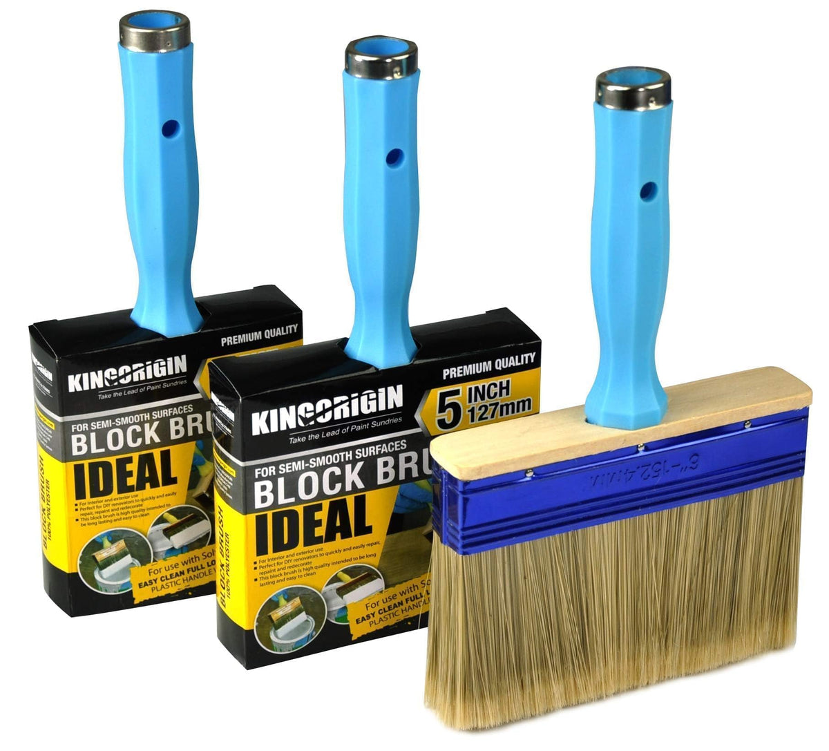 KingOrigin deck stain brush 4in for fast, even wood coverage.