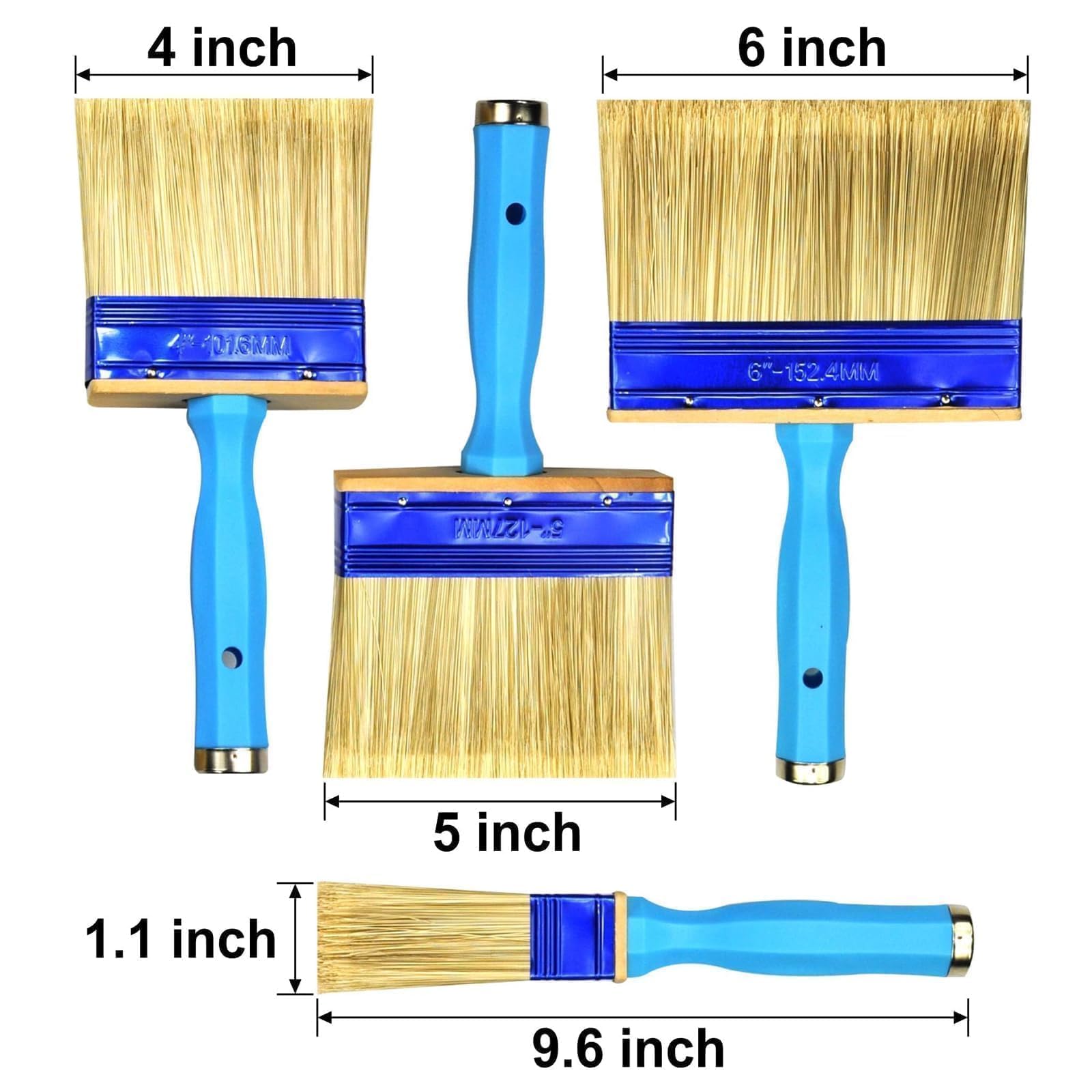KingOrigin deck stain brush 5in for larger surface areas with even application.