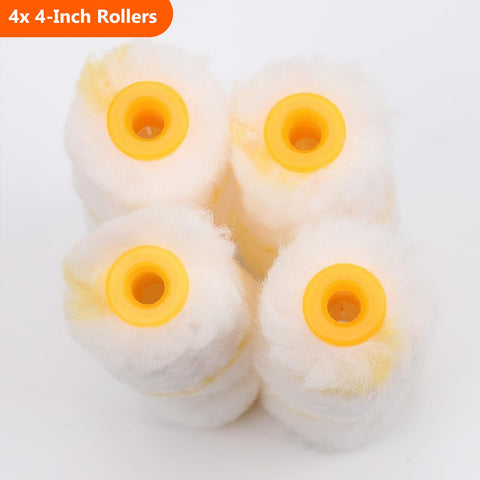 KingOrigin microfiber roller texture up close for lint-free finish.