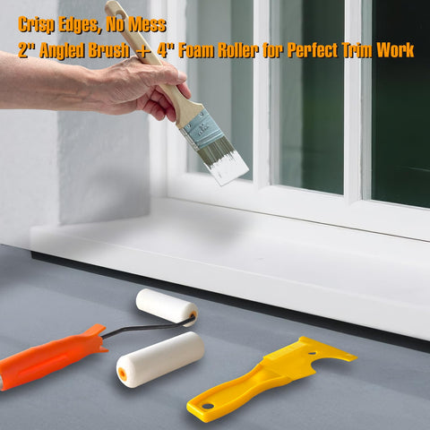 KingOrigin drop cloth 9x12 protects floors during painting.