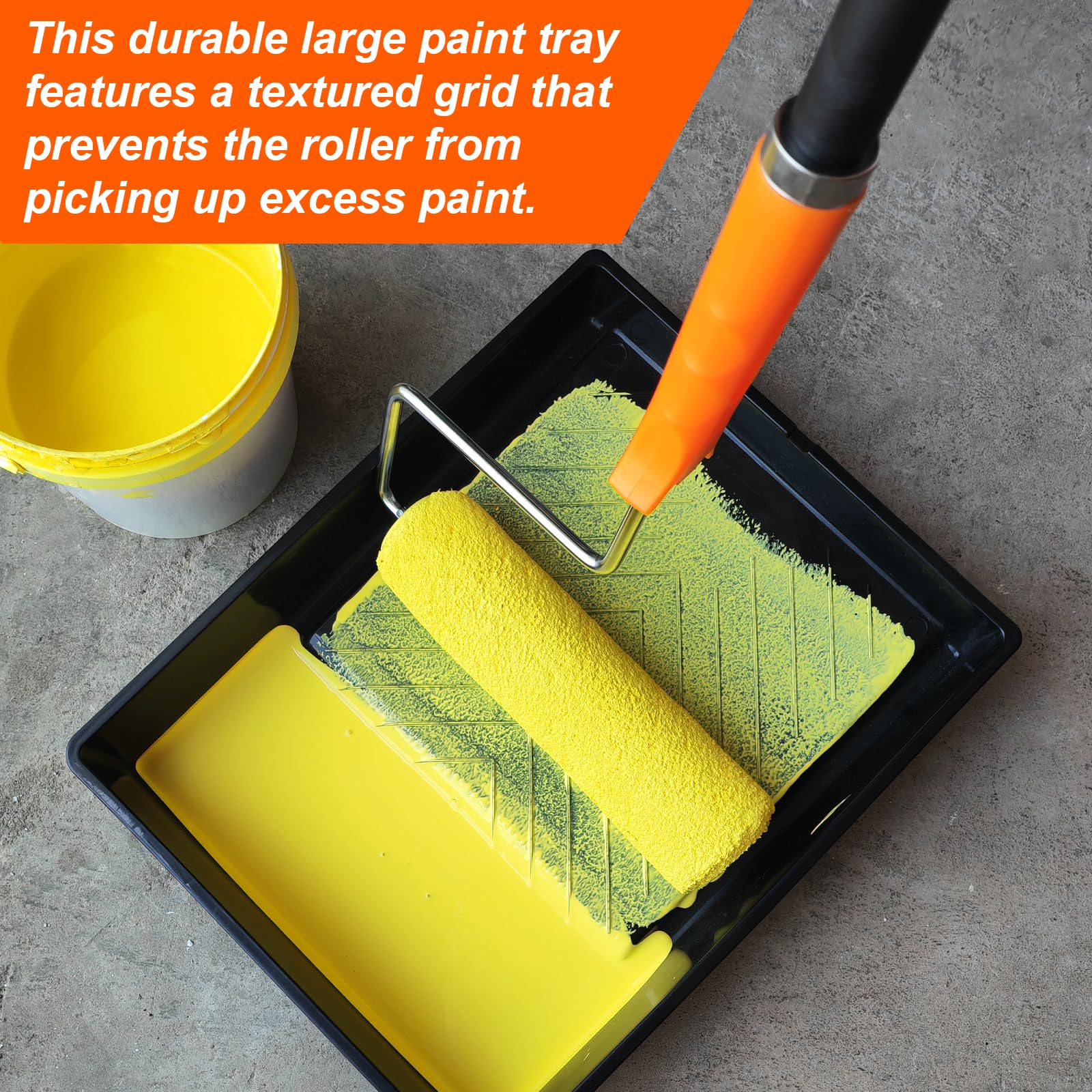 KingOrigin 4-inch roller frame supports tidy cut-ins.