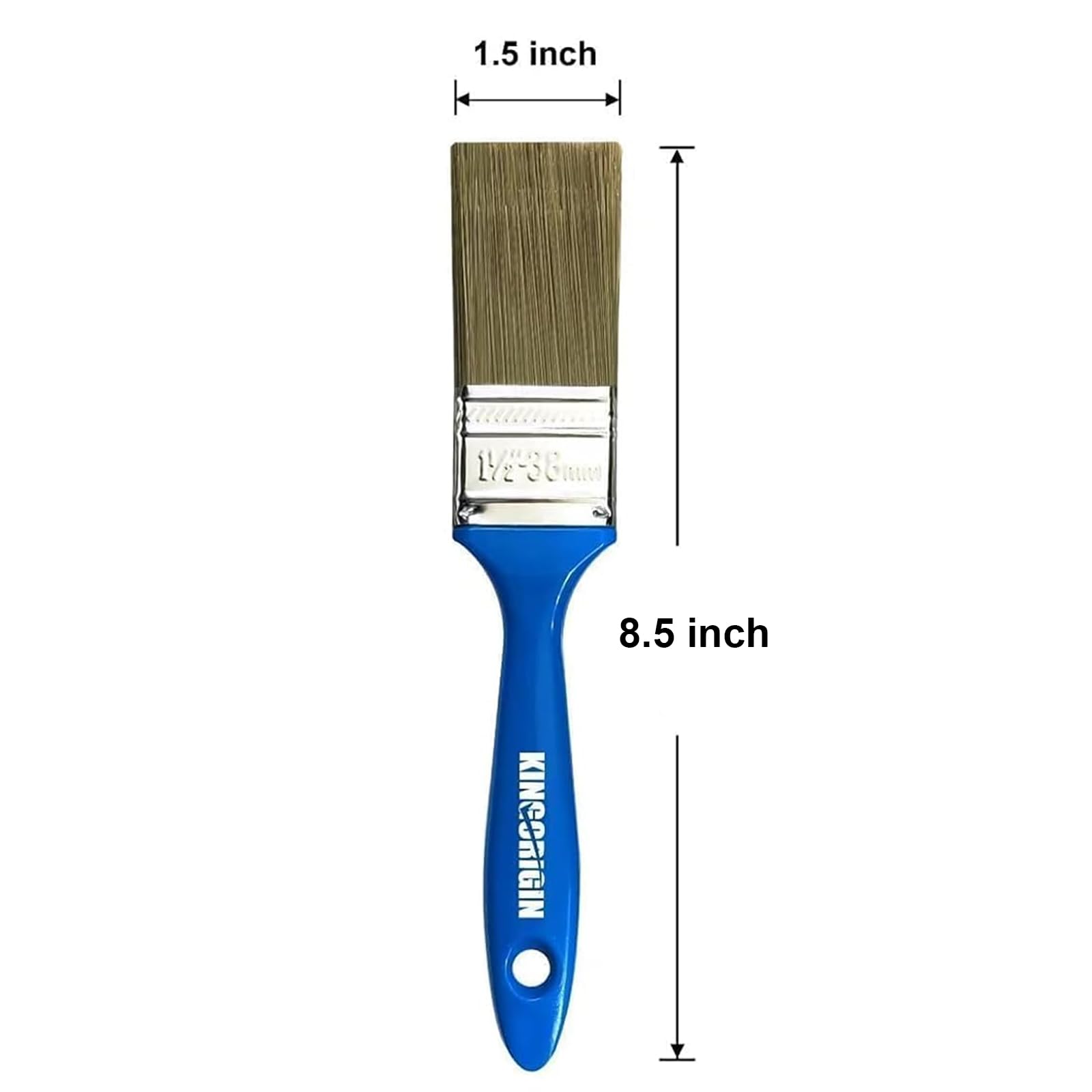 KingOrigin upgraded bristles hold more paint for efficient, drip-free strokes
