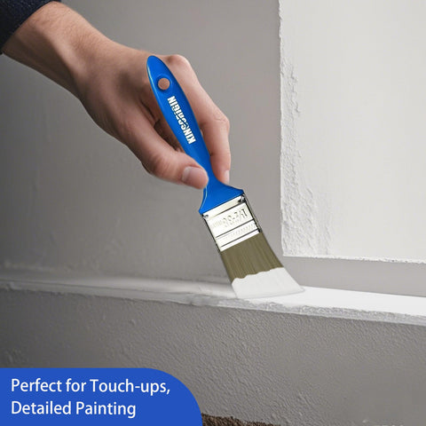 KingOrigin brushes ideal for walls, trim, cabinets and crafts on oil, latex, and acrylic paints