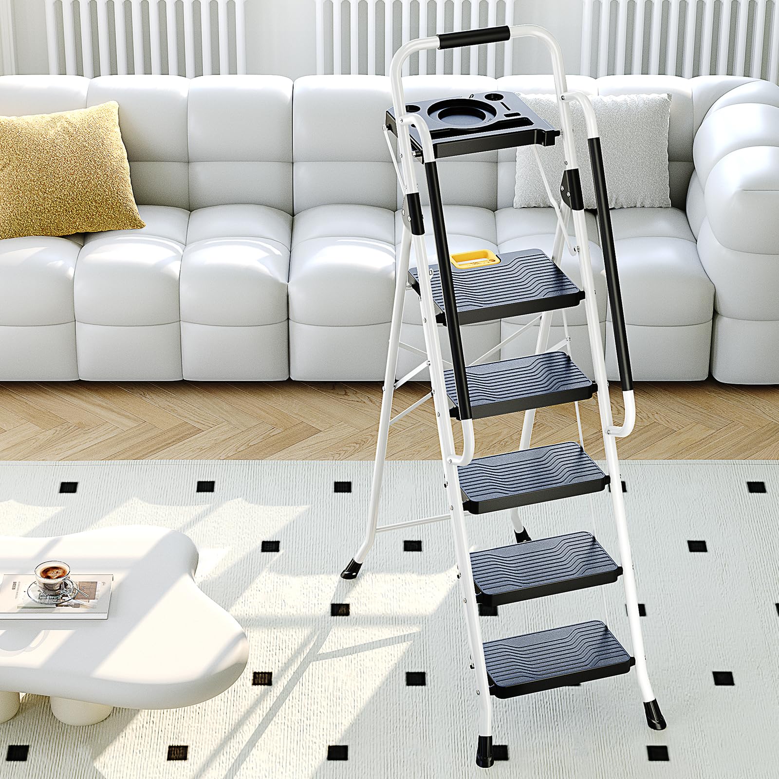 KINGRACK 800 lbs steel construction supports heavy-duty tasks