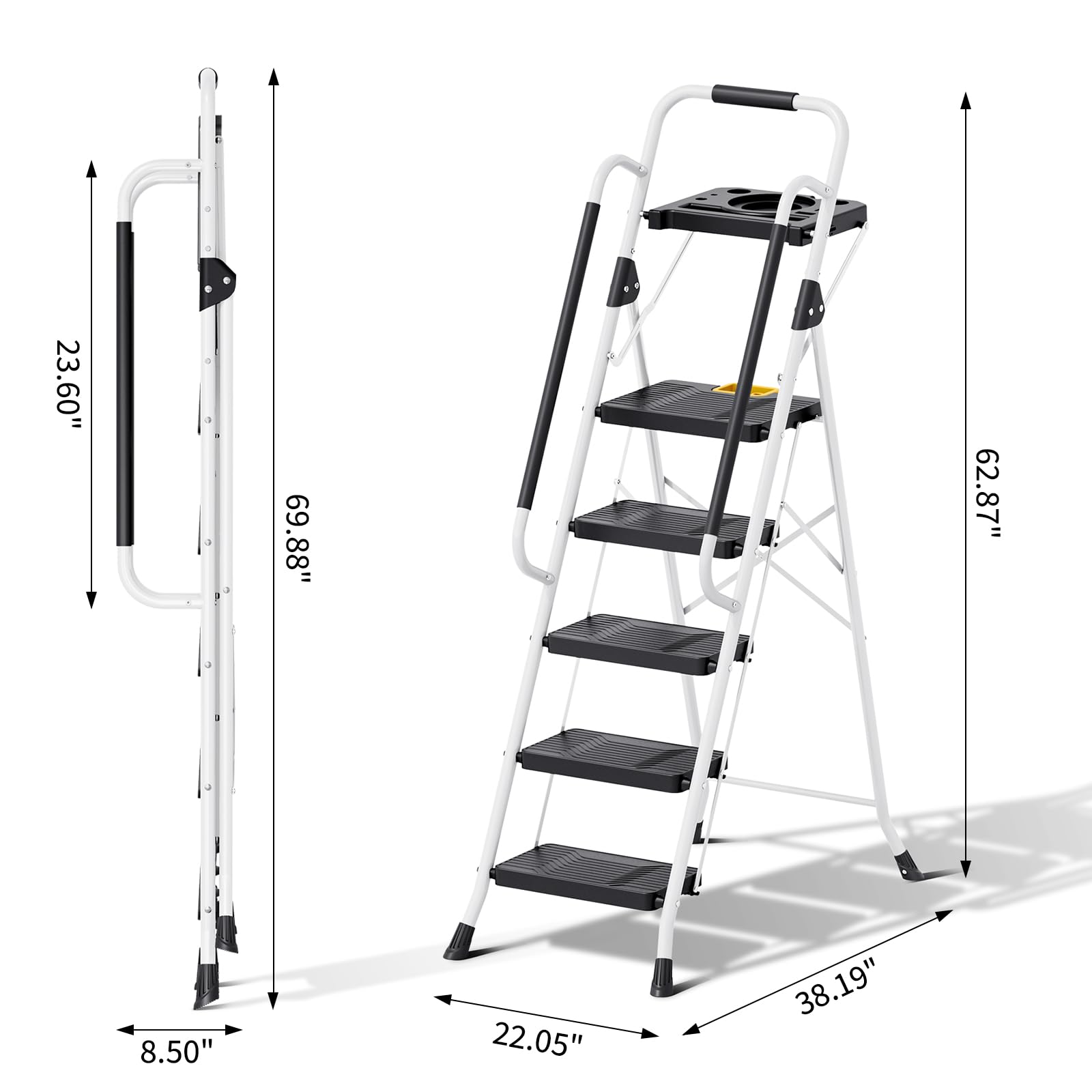 KINGRACK anti-slip shark-tooth feet gripping various floors