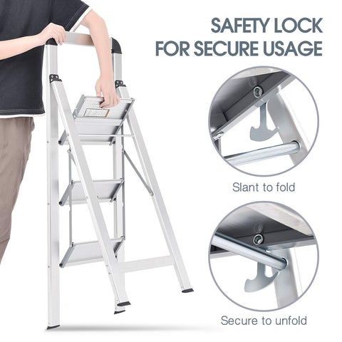 KINGRACK handrail design provides extra stability during climbs.