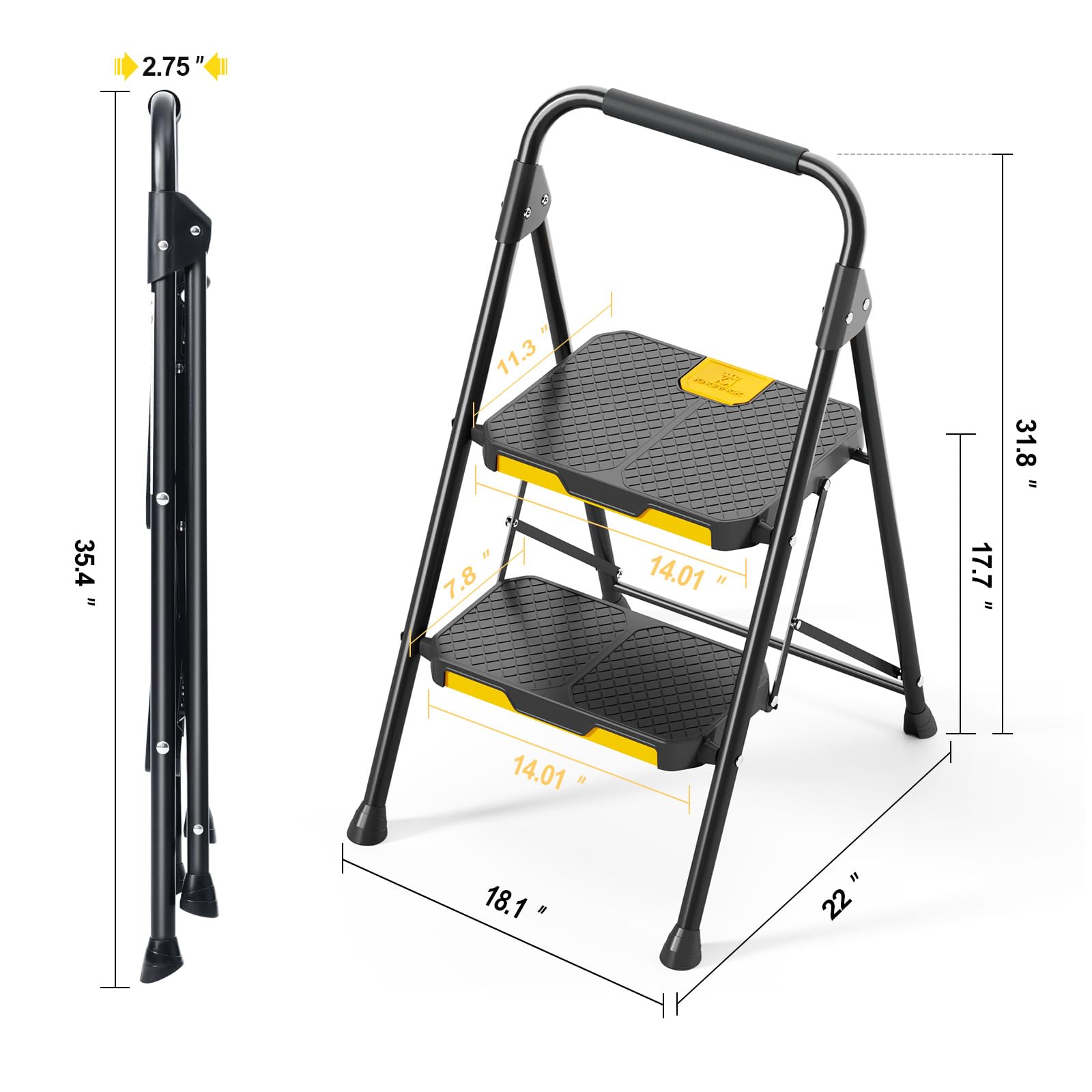 KINGRACK versatile ladder for cleaning, painting, and decorating