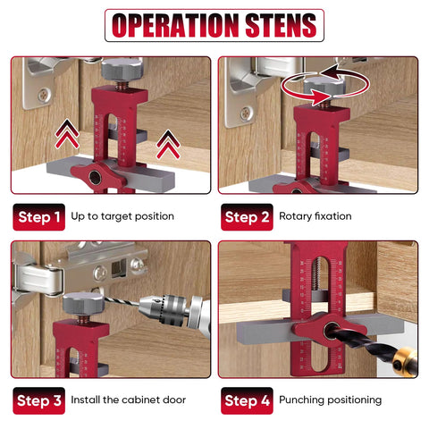 Kingson 10-40 mm thickness range accommodates various cabinet doors